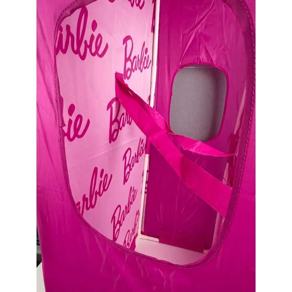 Spirit Halloween Kids Barbie Box Costume One Size Complete Poles Official
